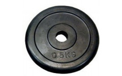 Диск для штанги обрезиненый RJ1030 0,5 кг Диск для штанги обрезиненый RJ1030 0,5 кг