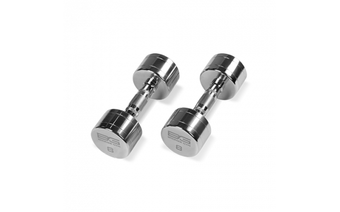 BRONZE GYM Гантель хромированная 8 кг BRONZE GYM Гантель хромированная 8 кг